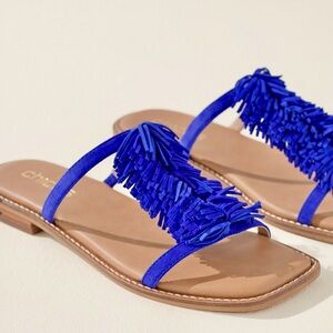 Chico’s Suede Slide Sandals